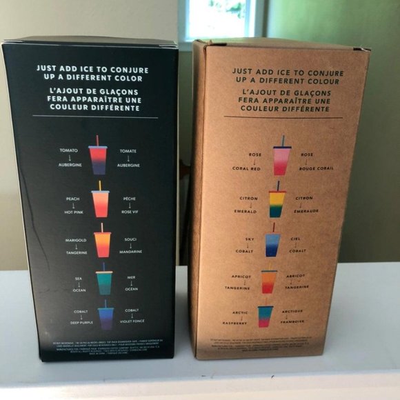 Stabucks‎ color changing cold cups set - Picture 2 of 3